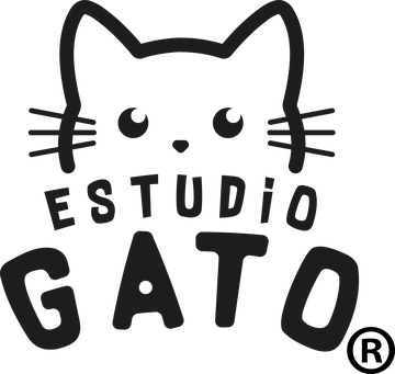 Estudio Gato, figuras de gatos pintadas a mano